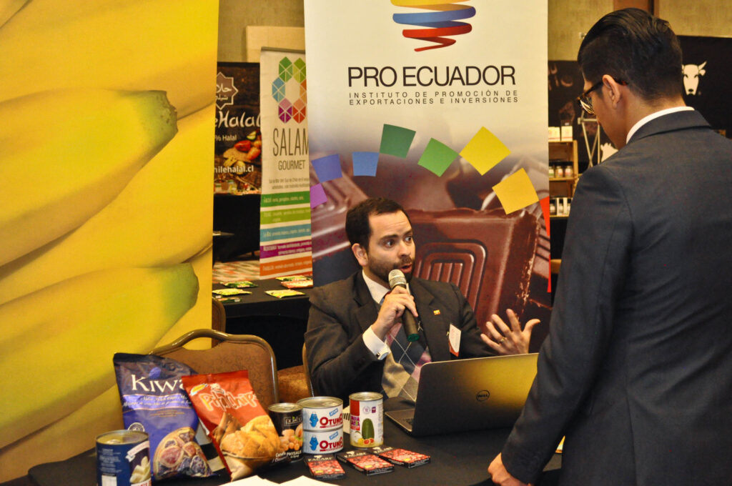 PRO ECUADOR con su Oficina Comercial de Santiago estuvo presente en la feria EXPO HALAL 2015, organizada por HalalFood International & Chilehalal