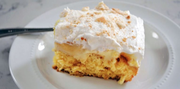 Tarta de Crema y Bananas