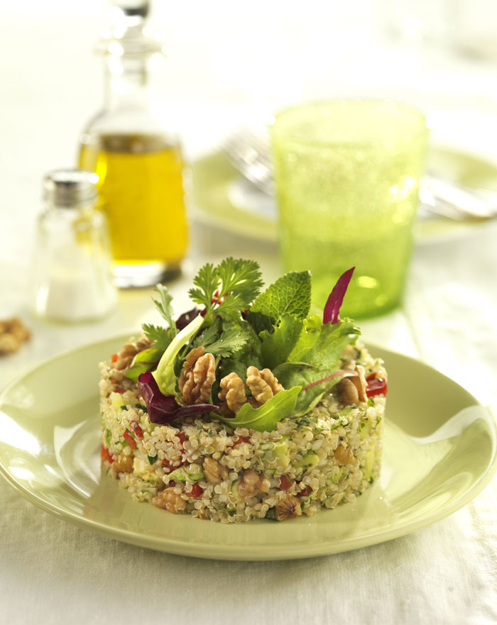 Ensalada de quinoa con nueces