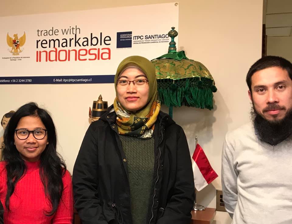 Reunión de Chilehalal con ITPC Santiago y representante de la Embajada de Indonesia