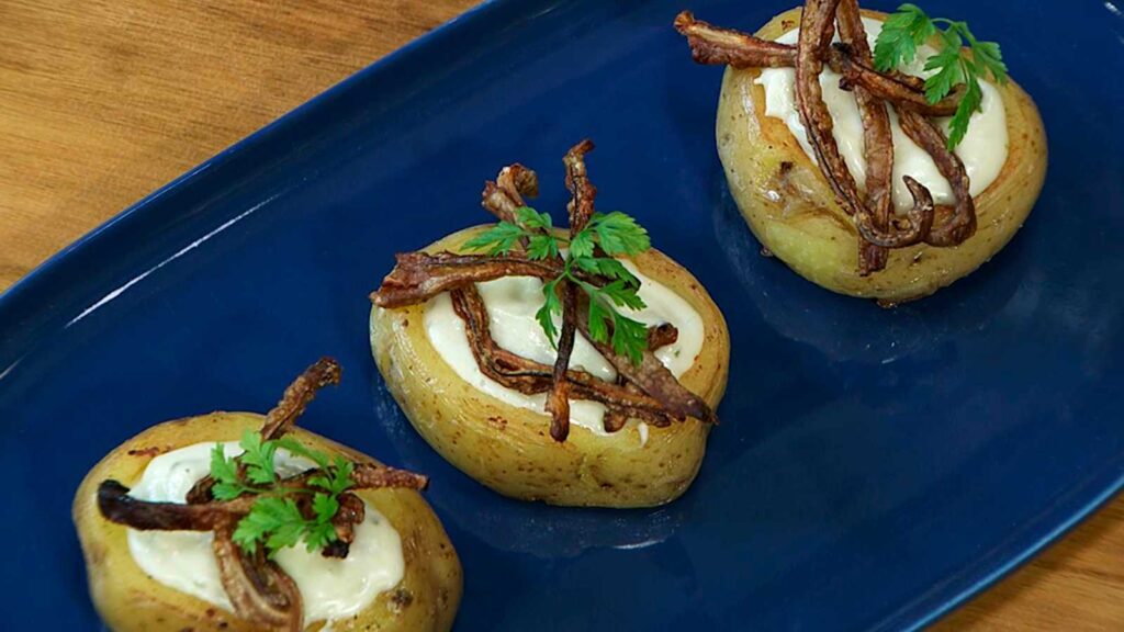 Papas al Horno Con Queso