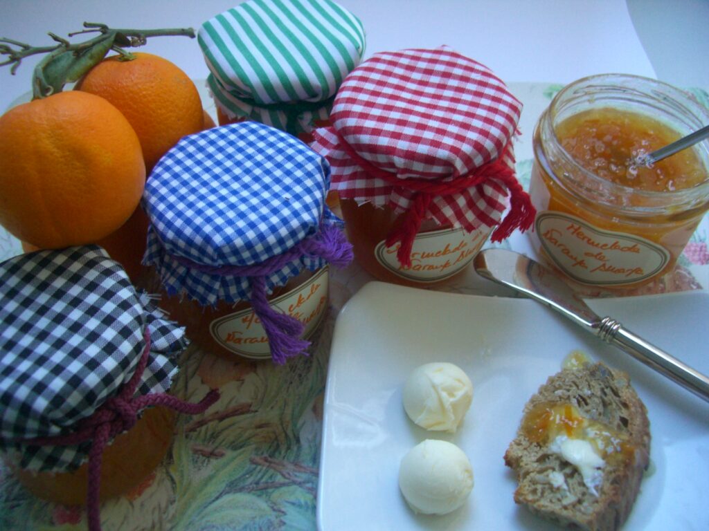 Mermelada de naranja y miel