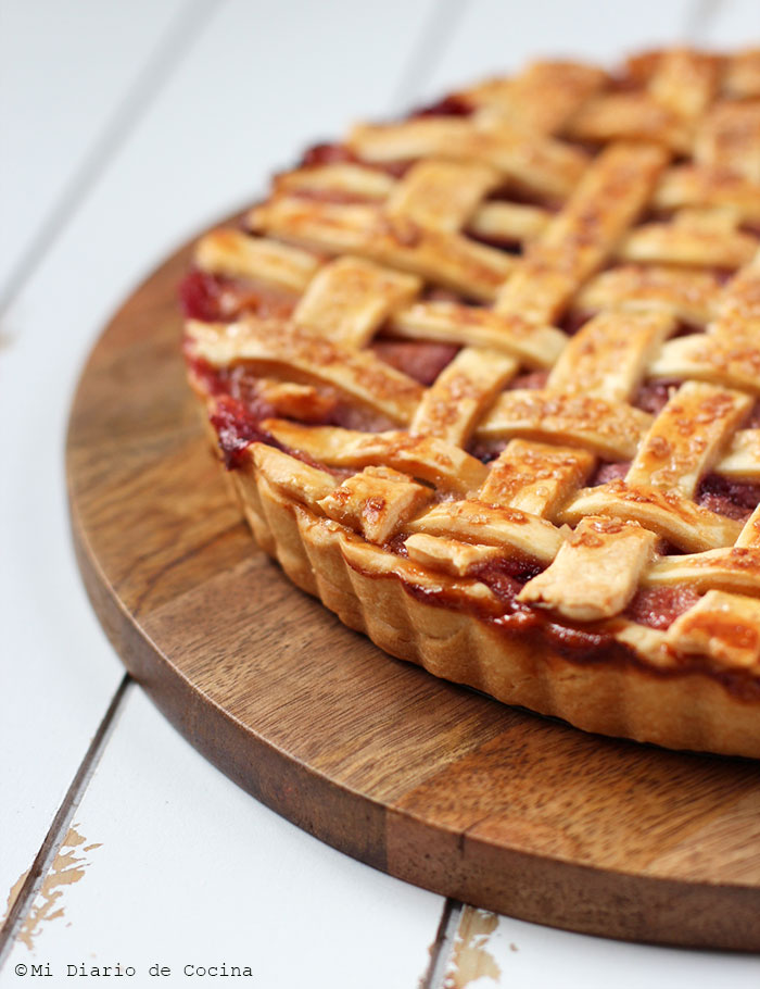 Kuchen de ciruelas y duraznos