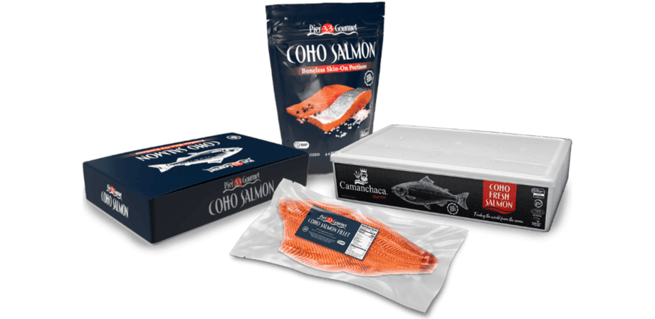 Presentan nueva línea de salmón coho de Chile en EE.UU.