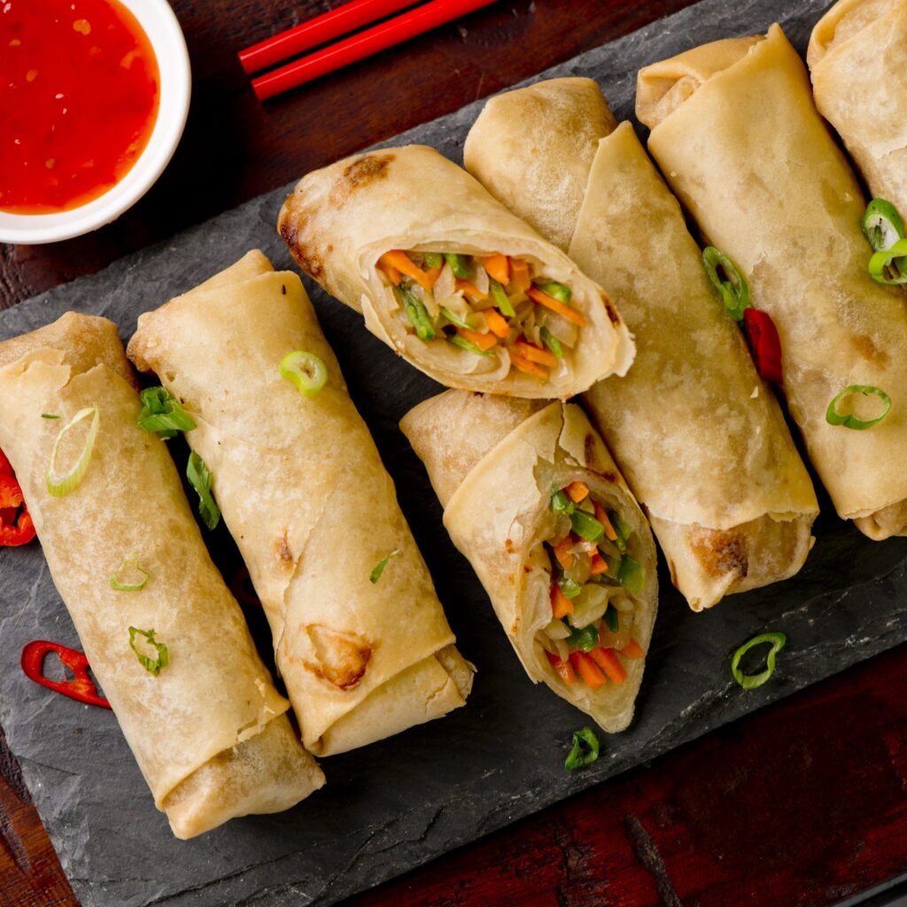 Arrollados primavera veganos