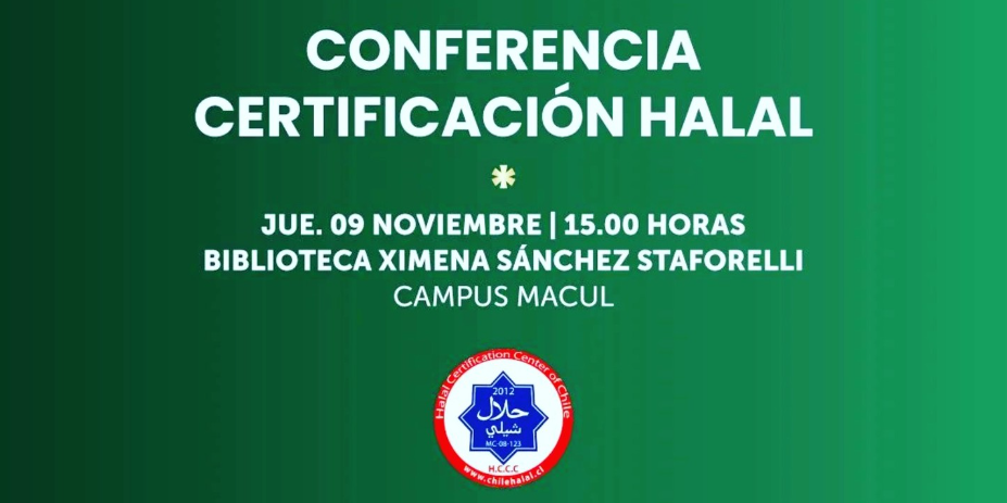 Conferencia Halal con la cooperación UTEM y CHILEHALAL