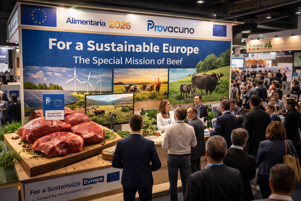 Provacuno impulsa campaña europea sobre sostenibilidad del vacuno en Alimentaria 2026